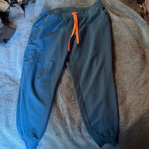 FIGS Zamora Jogger Scrub Pants - Caribbean Blue